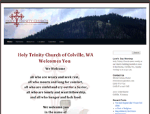 Tablet Screenshot of holytrinitykirk.com